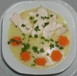 Zupy: Zupa z piersi kurczaka na kaszy mannej
