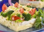 Zapiekanki: Zapiekanka rybna z makaronem i brokułami